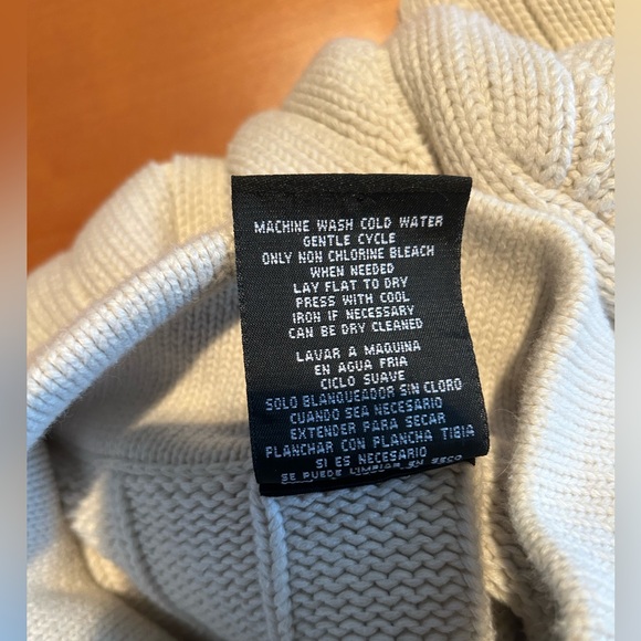 Men’s Polo Jeans Co 1/4 Zip Pullover Cotton Sweater - Picture 8 of 8